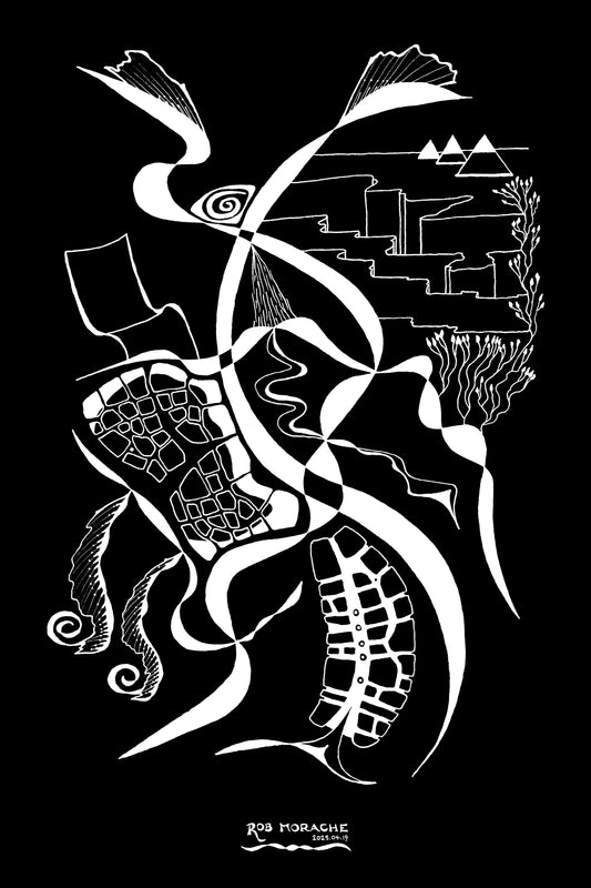 Ink Drawing 2025.04.19 black