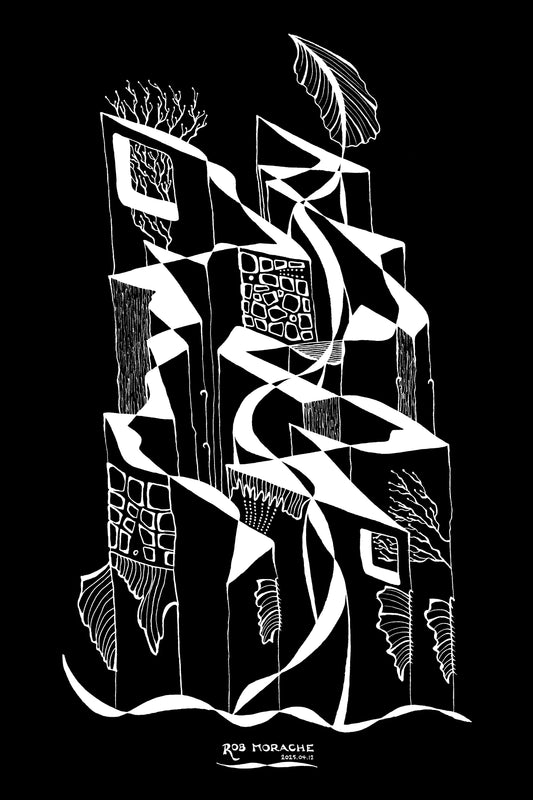 Ink Drawing 2025.04.12 black