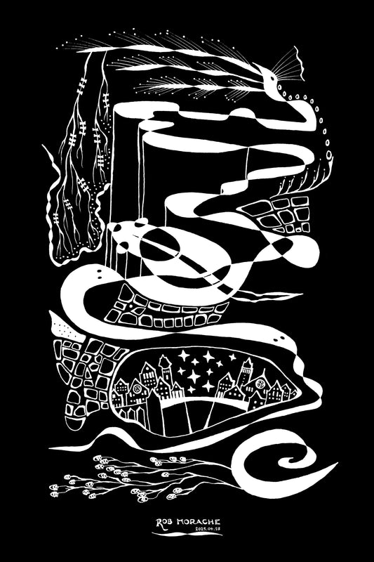 Ink Drawing 2025.04.23 black