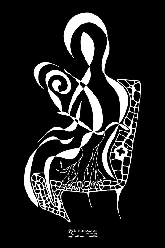 Ink Drawing 2025.06.09 black