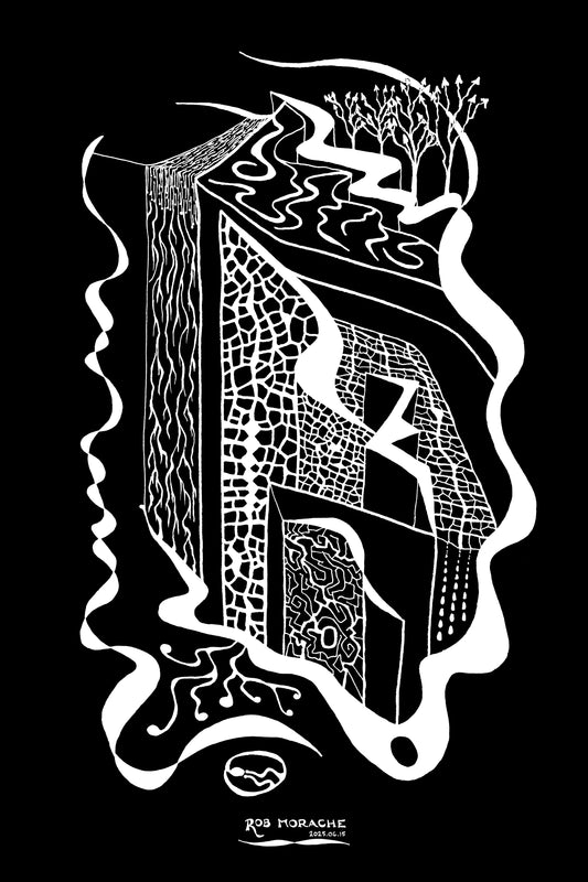 Ink Drawing 2025.06.15 black