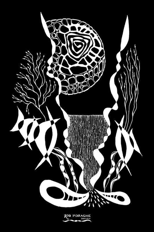 Ink Drawing 2025.07.14 black