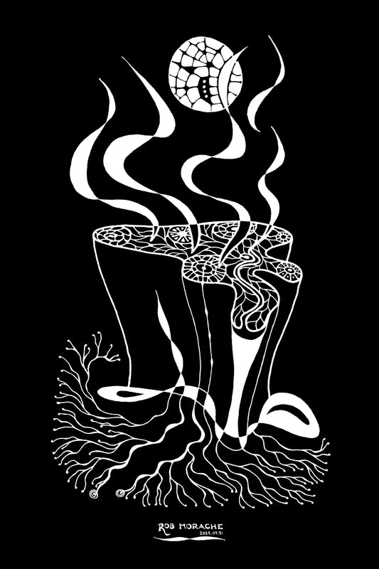 Ink Drawing 2025.07.31 black